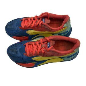 Puma RS-X3 Puzzle Palace Blue 372357-10 Orange/Blue/Yellow SIZE 7C‎